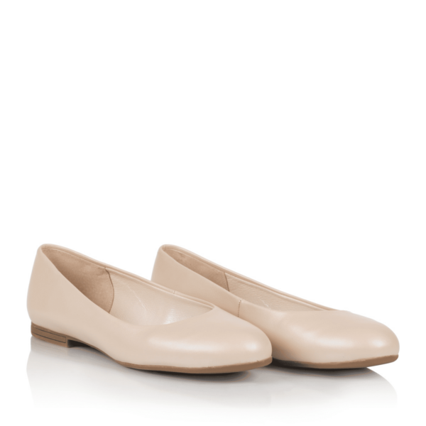 Braut-Ballerinas Bea Leder creme