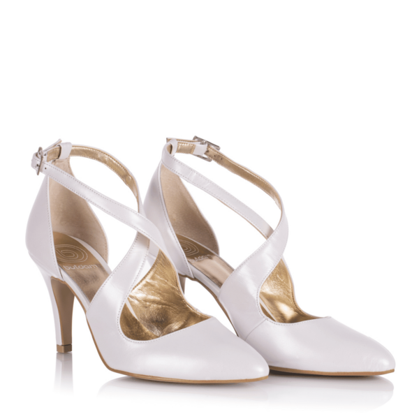 Brautschuhe Ida ivory-gold