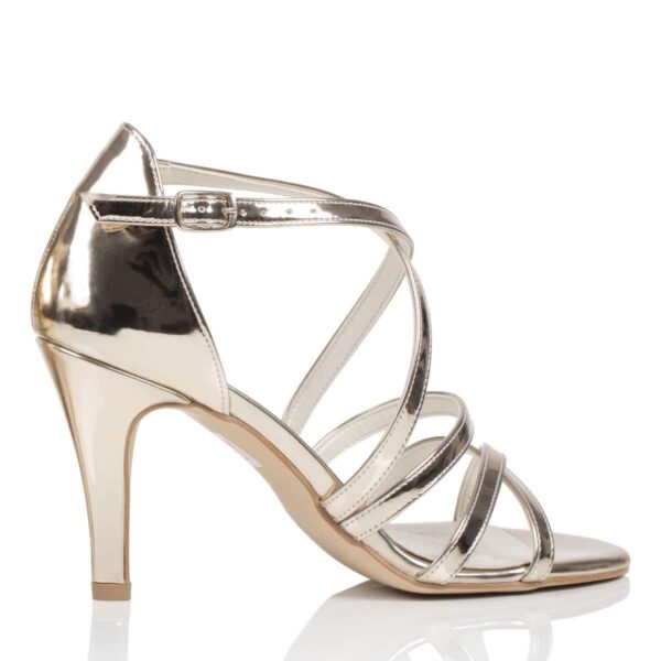 Brautschuhe Celine Gold-Mirror