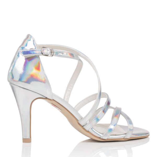 Brautschuhe Celine Silber-Mirror