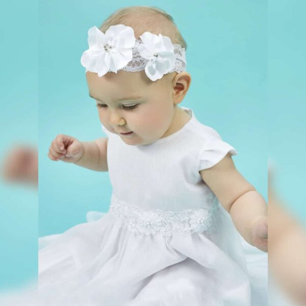 Taufkleid Dalary DK-S15 Weiß
