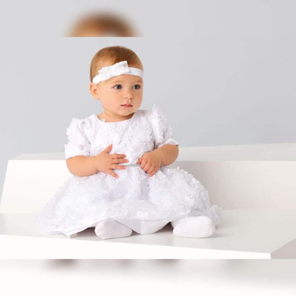 Taufkleid Dalary DK-S104 Weiß
