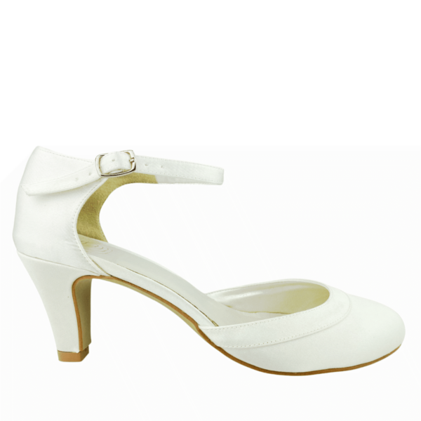 Brautschuhe Diana Satin Ivory
