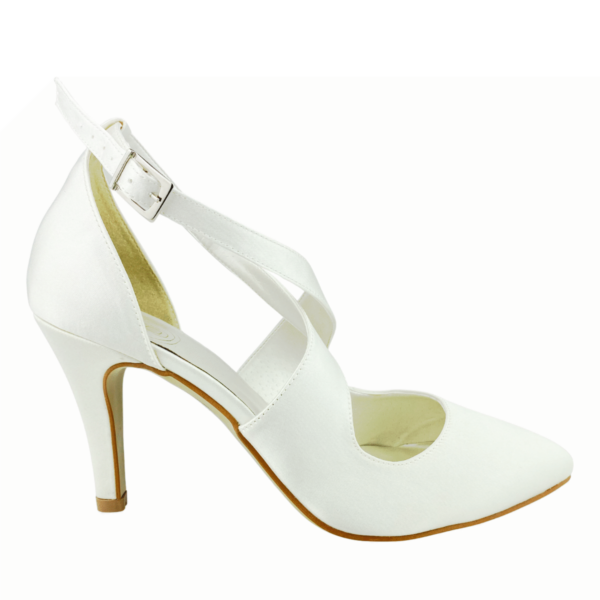 Brautschuhe Ida Satin Ivory